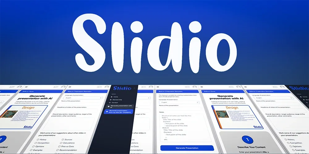 Slidio.io - title image