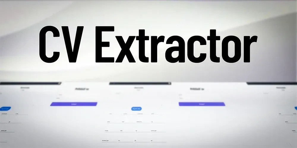 CV Extractor application - title image